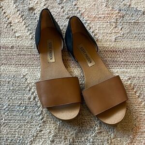 Steve Madden Women's Brown and Black Sandals